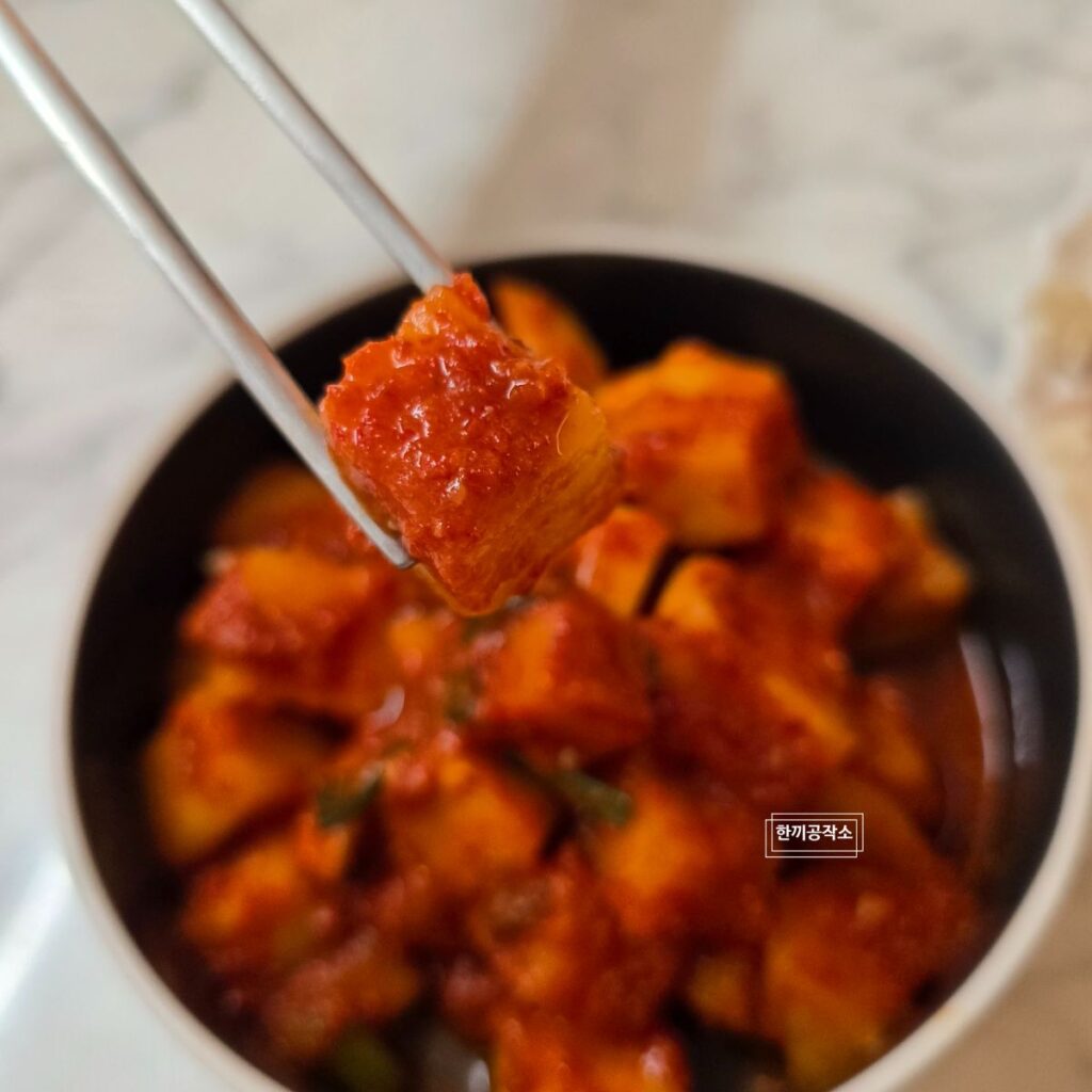 여름무 깍두기 담그는법 (아린 맛 없는 황금 레시피) 설렁탕집 이모님 비법! | 한끼공작소 3 | 한끼공작소