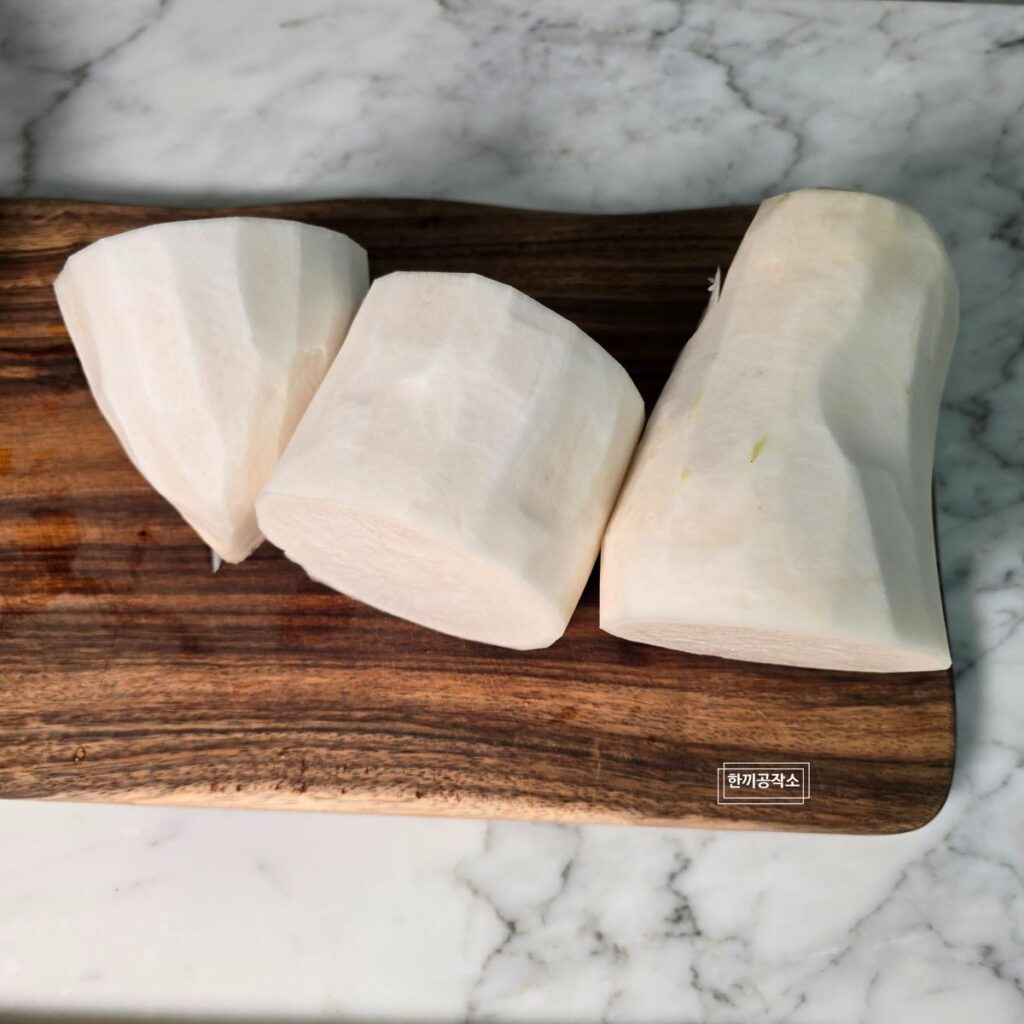 여름무 깍두기 담그는법 (아린 맛 없는 황금 레시피) 설렁탕집 이모님 비법! | 한끼공작소 5 | 한끼공작소