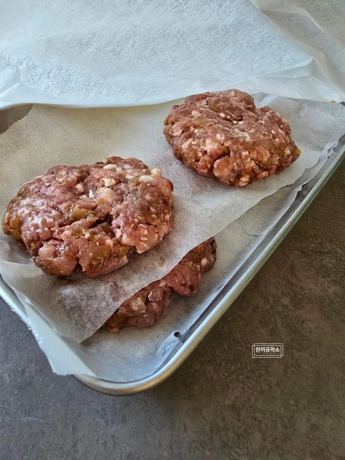 버거킹 마니아가 만든 인생 수제버거 만들기, 볶은 양파가 햄버거 패티 신의 한 수! (황금비율 레시피)
