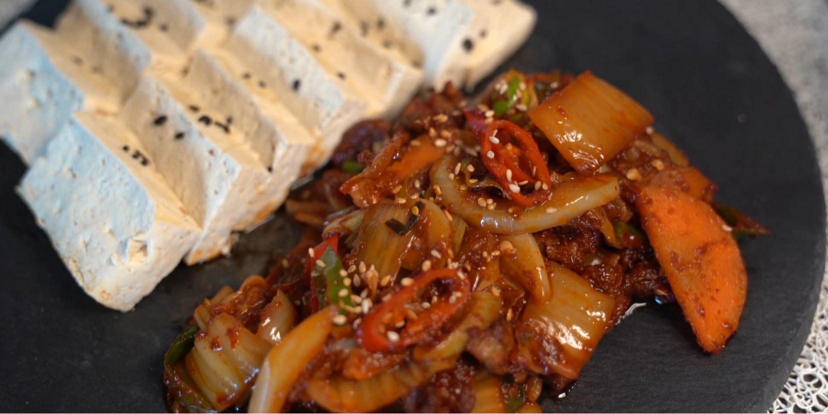 백종원 두부김치 만드는법 두부김치볶음 돼지고기두부김치 두부반찬 1 1 1 2