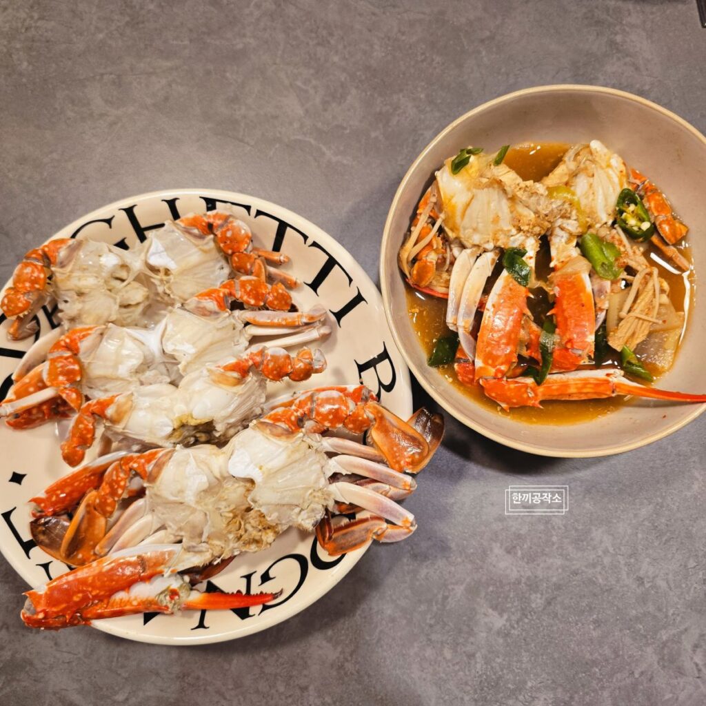 가을 제철 꽃게찜 레시피 - 손질부터 찌는 시간 15+5 완벽 가이드 | 한끼공작소 1 | 한끼공작소