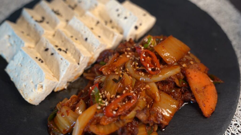 백종원 두부김치 만드는법 두부김치볶음 돼지고기두부김치 두부반찬 3 1 25