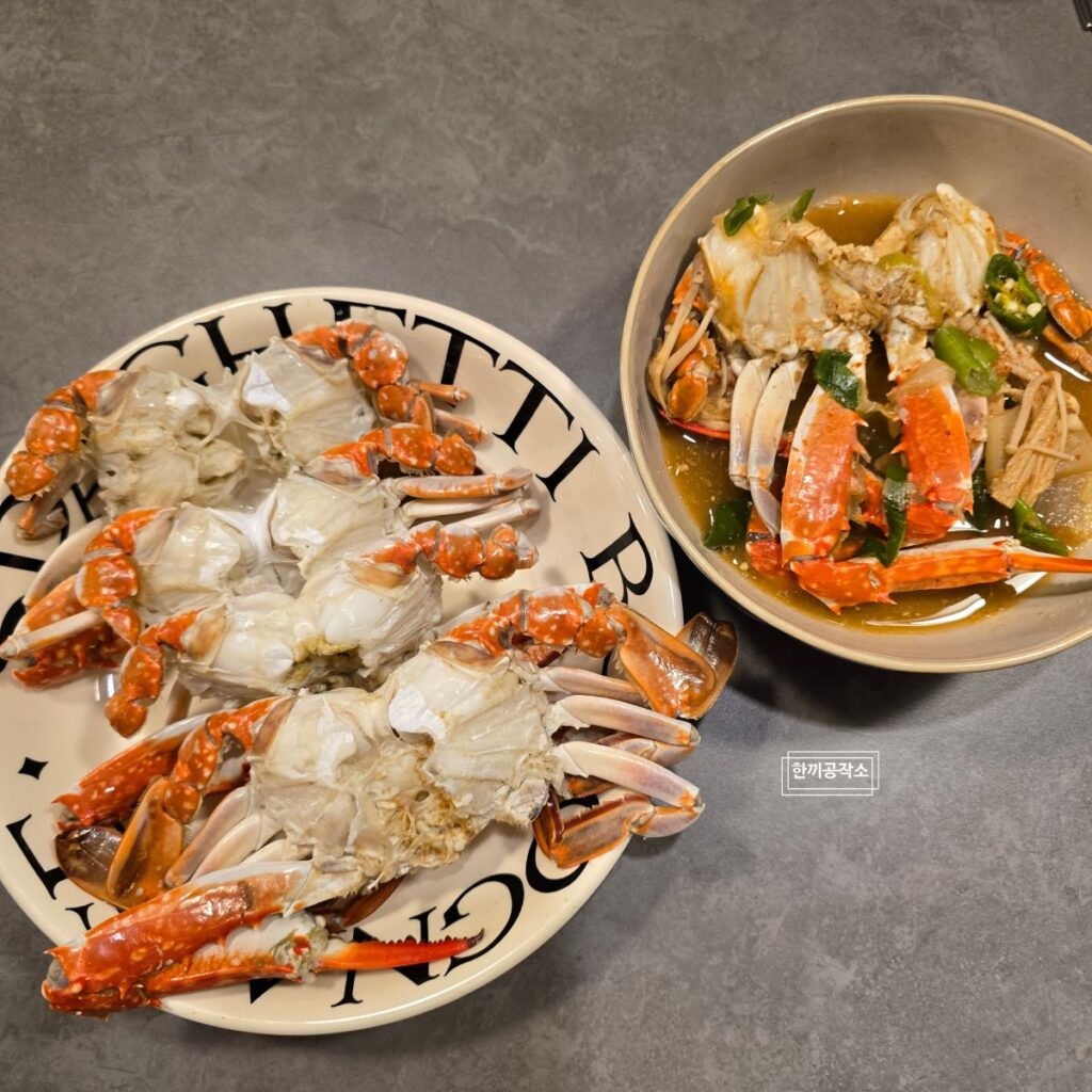 가을 제철 꽃게찜 레시피 - 손질부터 찌는 시간 15+5 완벽 가이드 | 한끼공작소 15 | 한끼공작소