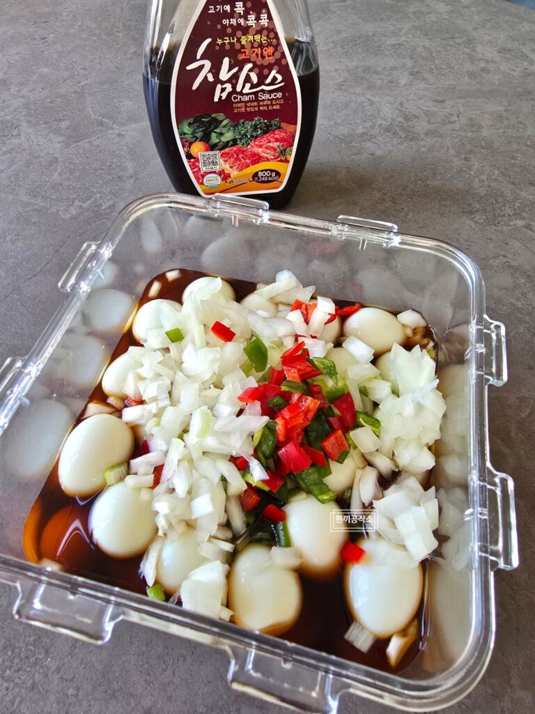 메추리알장조림 황금 레시피 불없이 5분컷 메추리알조림 만들기 | 한끼공작소 17 48 | 한끼공작소