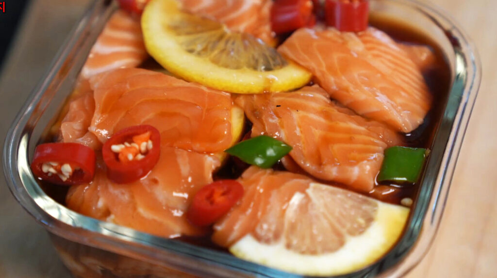 연어장 만들기 만능간장 활용 연어덮밥 만들기 연어요리 연어 손질법 26 23 11