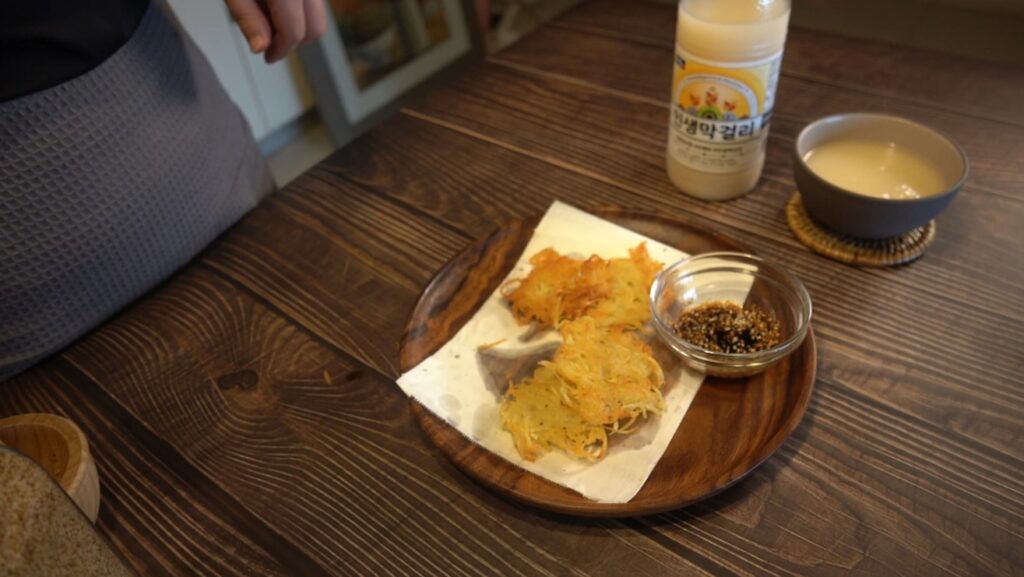 감자전 만들기 레시피 바삭한 감자채전 만들기 감자요리 간단술안주 27 24 3