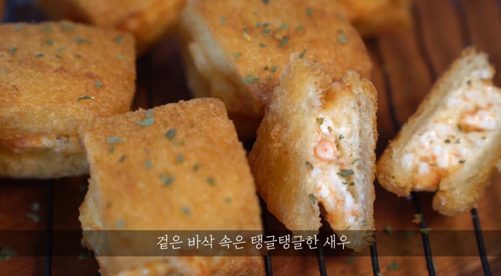 멘보샤 만들기 기가막힌 소스만들기 집에서 맥주안주 술안주메뉴 28 25 17