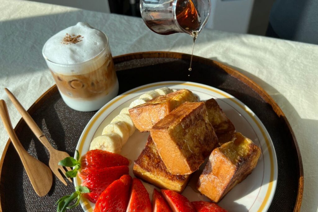 집에서도 간단하게! 프렌치 토스트 만들기 / 계란 식빵 브런치 34 29 19