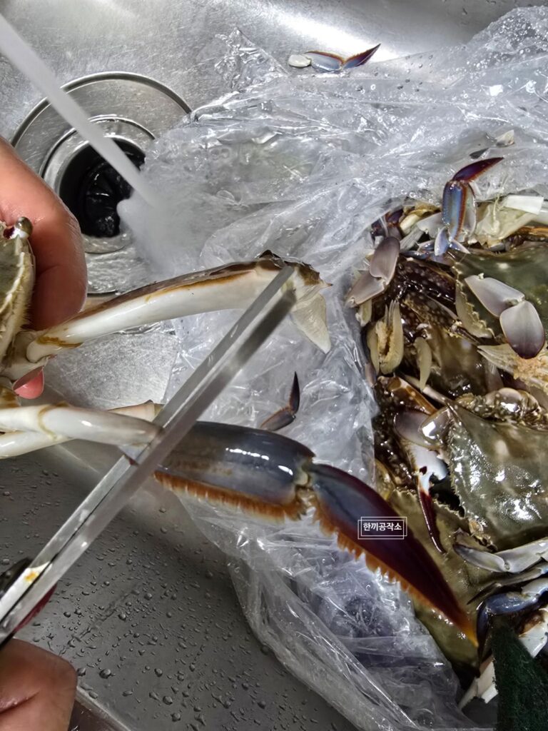 가을 제철 꽃게찜 레시피 - 손질부터 찌는 시간 15+5 완벽 가이드 | 한끼공작소 4 | 한끼공작소