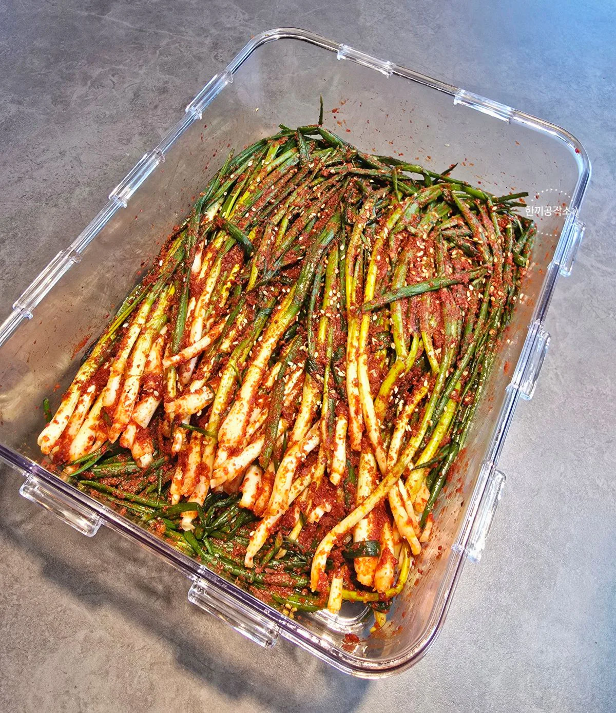 파김치 담그는법, 풀 쑤기 없이 10분! 쪽파김치 맛있게 담그는법 (feat. 꽃게액젓)