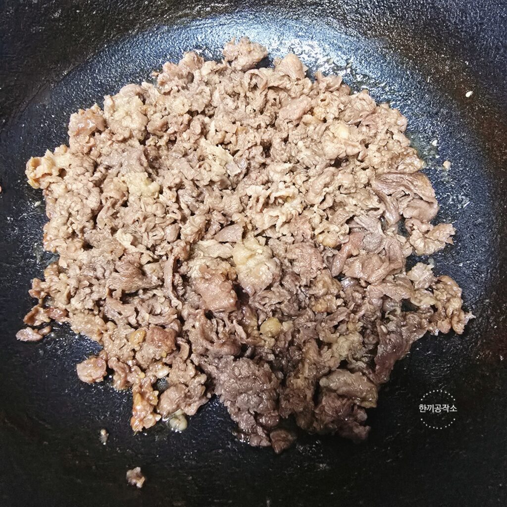 잡채 황금레시피, 절대 불지 않는 식당이모님비법(당면 삶기 시간) | 한끼공작소 13 6 | 한끼공작소