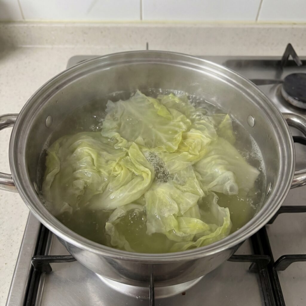 양배추 찌는법 시간, 전자레인지 3분 vs 찜기 8분 (식감 비교) | 한끼공작소 2 6 | 한끼공작소