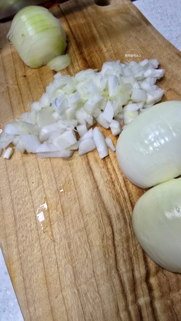 연말 크리스마스 홈파티 4코스 메뉴 동선: 스파게티·리스샐러드·스테이크·감바스 | 한끼공작소 3 11 | 한끼공작소