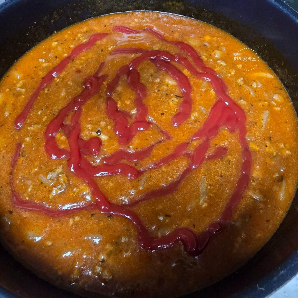 연말 크리스마스 홈파티 4코스 메뉴 동선: 스파게티·리스샐러드·스테이크·감바스 | 한끼공작소 6 9 | 한끼공작소