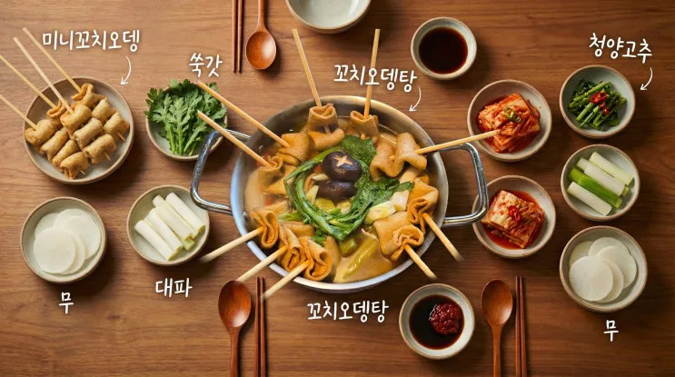 어묵탕 끓이는법 밀가루 0%라 다르네? 오뎅탕 레시피