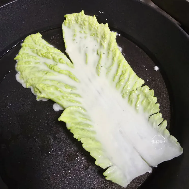 배추전 만들기, 반죽에 '이것' 한 스푼넣는 전집 이모님 레시피