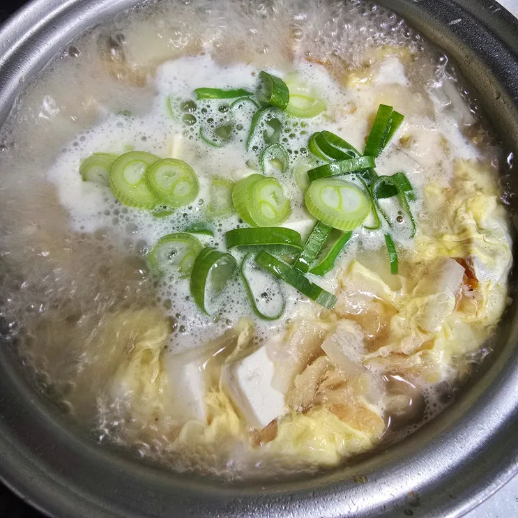 속 시원한 북어국 끓이는법 뽀얀 국물 황태국 레시피 (아침국 추천)