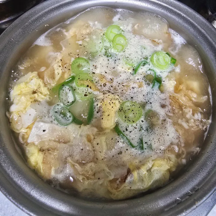 속 시원한 북어국 끓이는법 뽀얀 국물 황태국 레시피 (아침국 추천)