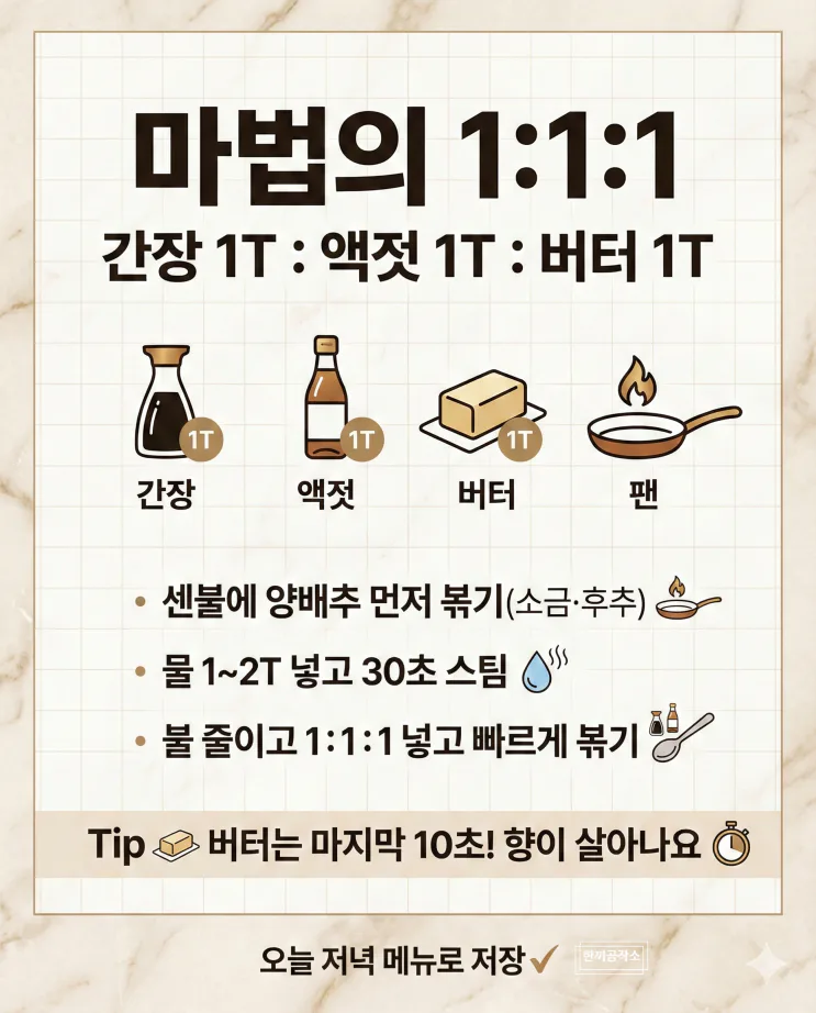성시경 양배추볶음 레시피, 솔직히 버터가 다 했습니다 (찐 후기)