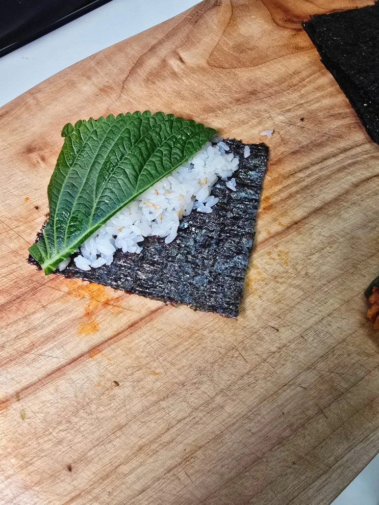 매운 어묵 꼬마김밥 만들기, 3개만 먹으려다 순삭!