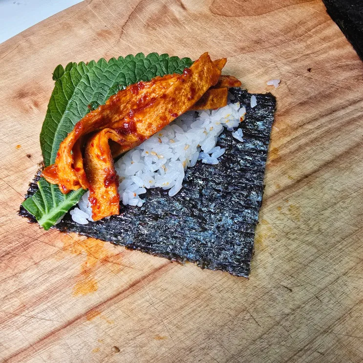 매운 어묵 꼬마김밥 만들기, 3개만 먹으려다 순삭!