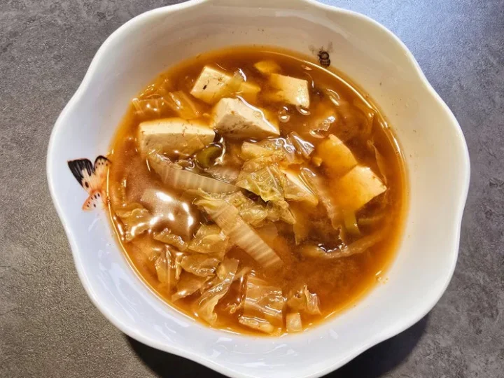 배추된장국 레시피 알배추 요리 쌀뜨물로 깊은 맛내는 황금 비율