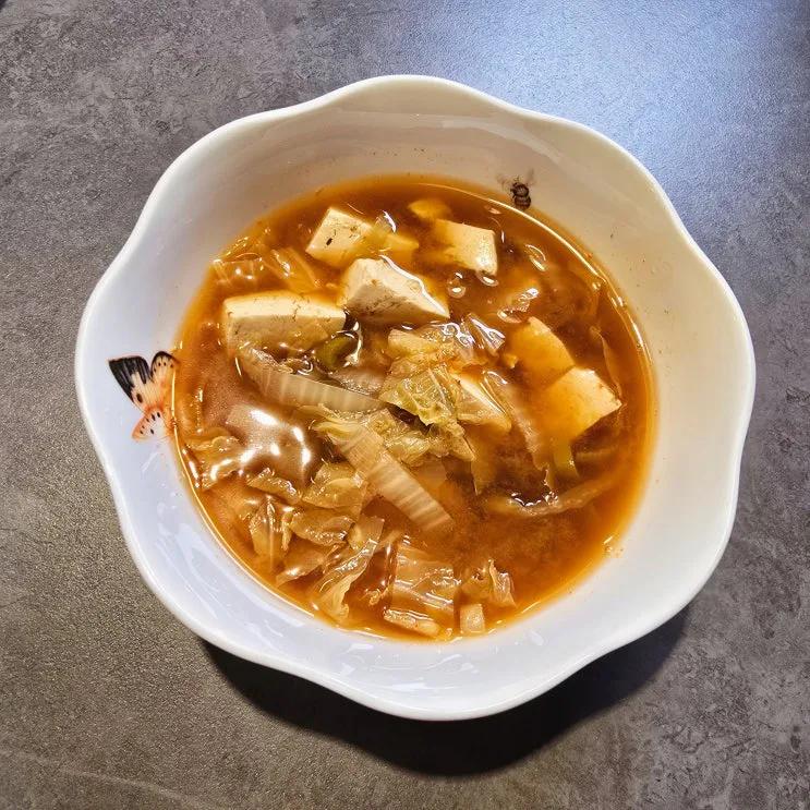 배추된장국 레시피 알배추 요리 쌀뜨물로 깊은 맛내는 황금 비율