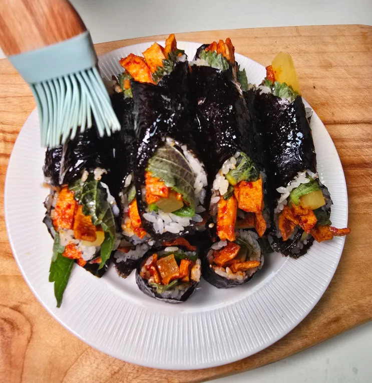 매운 어묵 꼬마김밥 만들기, 3개만 먹으려다 순삭!