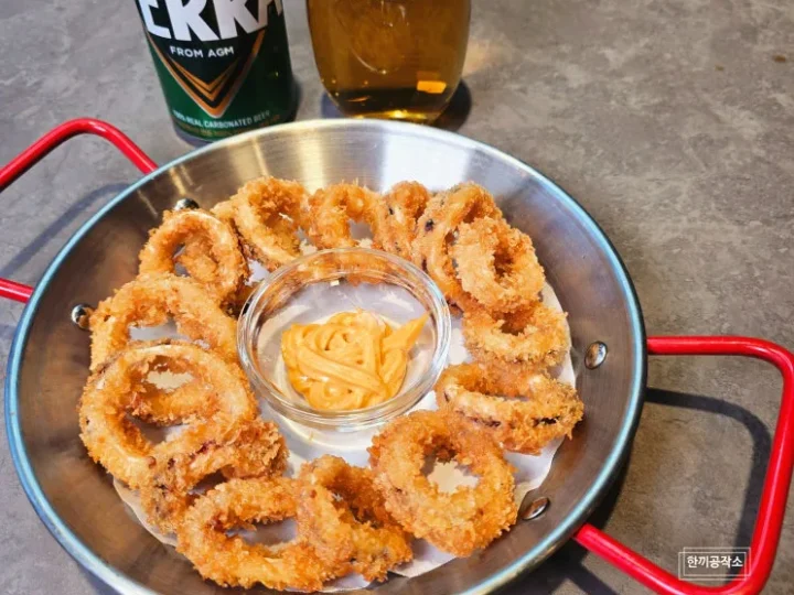 냉동 오징어링, 빵가루만 묻혀 튀겼는데 한 접시에 1,854원 🍺