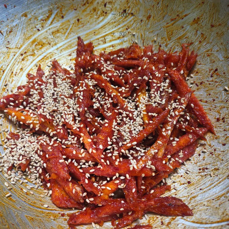 황태채무침 황금레시피 밑반찬 만들기