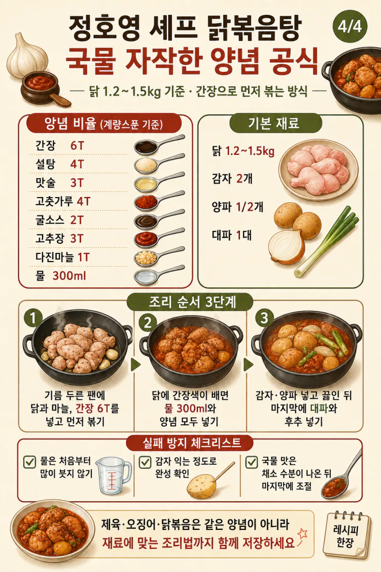 "제육·오징어·닭볶음탕, 셰프 3명 양념이 다 달랐어요"(류수영,백종원,정호영)