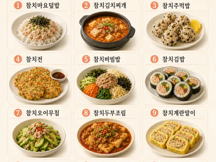 참치캔 하나로 끝내는 초간단 집밥 12가지