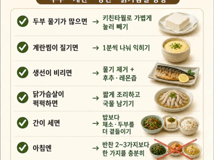 50대 이후 아침, 속 편한 국밥 10가지 (저장용)