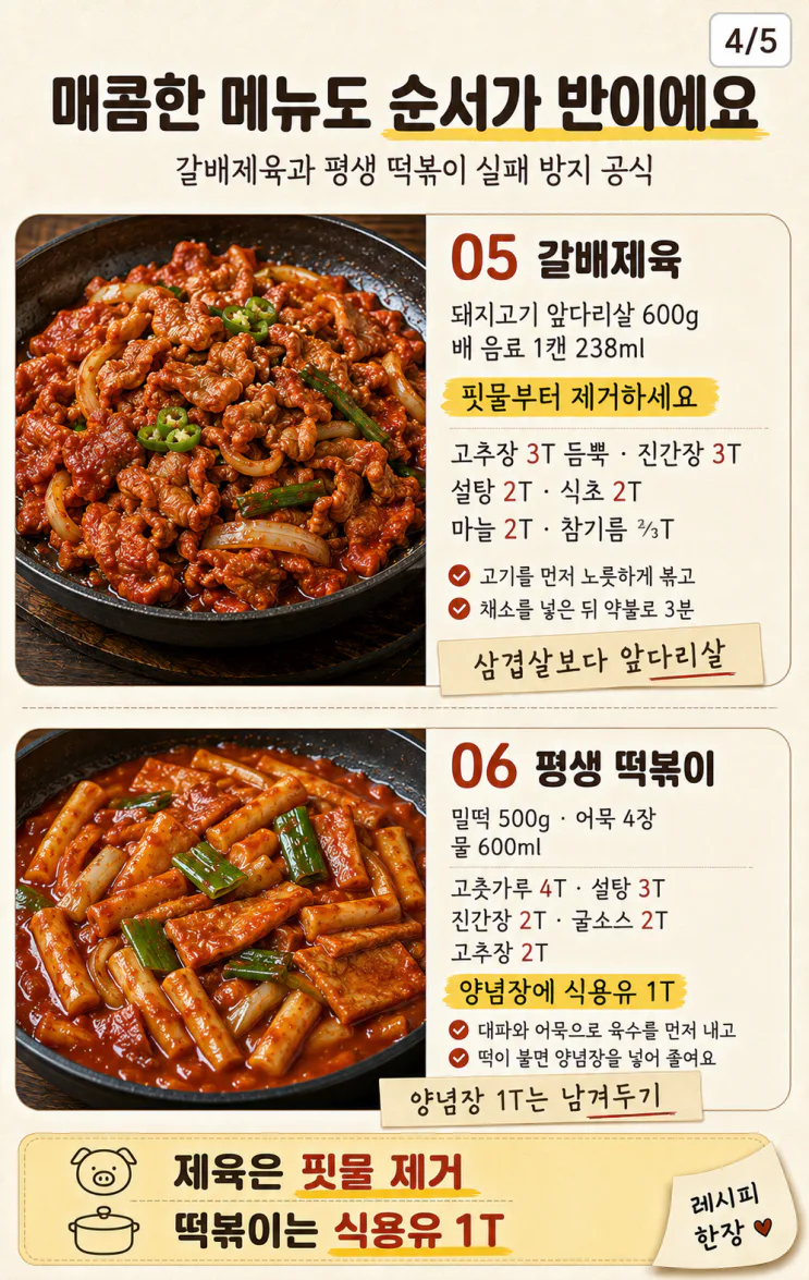 류수영 평생레시피 7가지 — 집밥이 확 쉬워져요