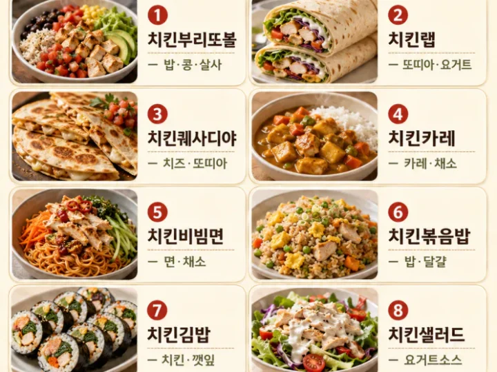닭가슴살 요리 — 퍽퍽함 줄이는 한 끼 9가지