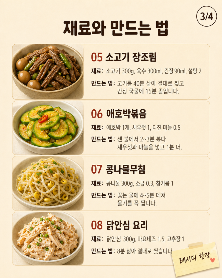 방학 저녁 반찬 12가지, 아이와 어른 따로 안 차려도 돼요