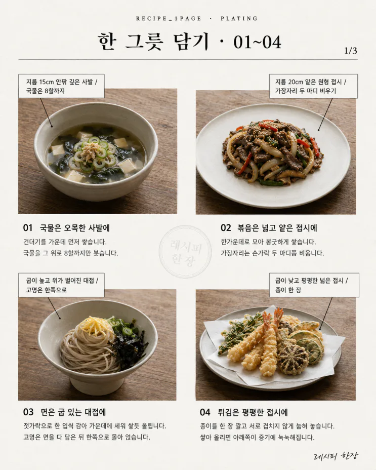 밥상이 근사해지는 한 그릇 담기 12가지