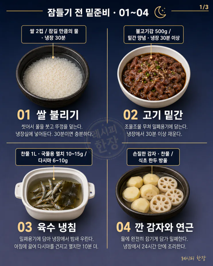 오늘 밤 10분만 해두세요— 내일이 편한 밑준비 12가지