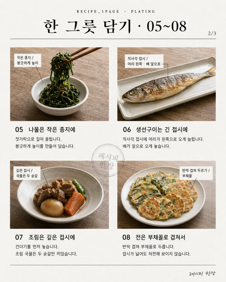 밥상이 근사해지는 한 그릇 담기 12가지