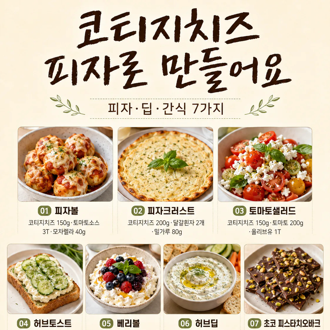 요즘 핫한 코티지치즈, 그냥 떠먹지 마세요 — 피자·샐러드·간식 7가지