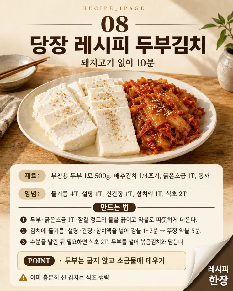 레시피 누적 3억뷰 류수영, 밥도둑 반찬 9가지