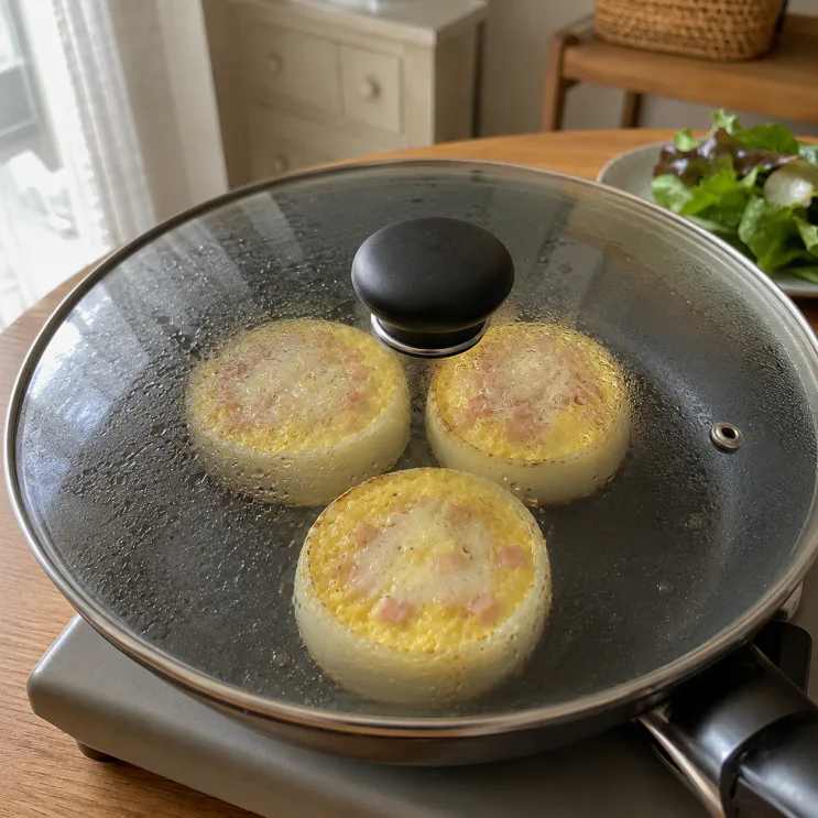해외 SNS에서 난리 난 양파 요리 — 링 안에 계란 넣었더니 한 끼 완성