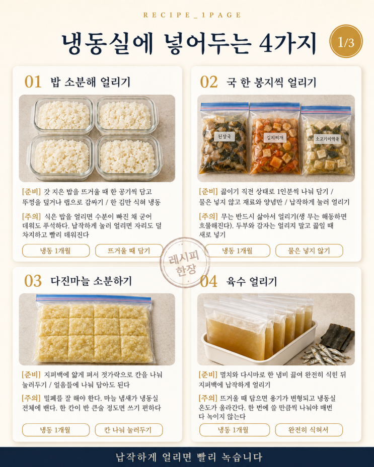 일요일 밤 10분 — 월요일이 편해지는 밑준비 10가지