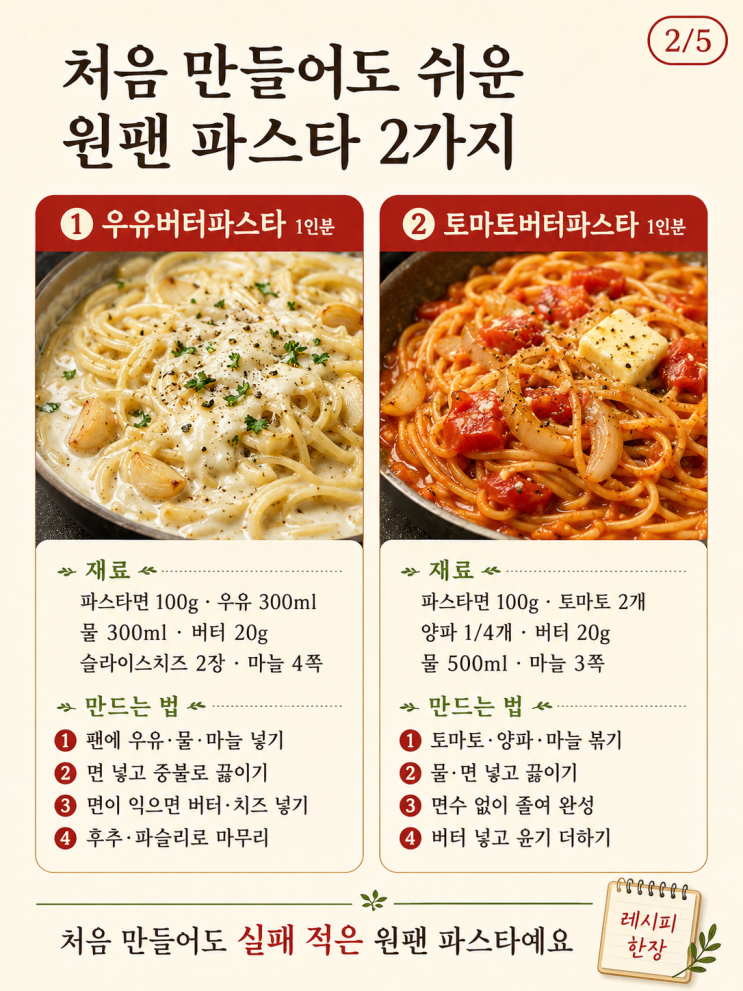 팬 하나에 다 넣고 끓이면 — 류수영 원팬 집밥 레시피 7가지