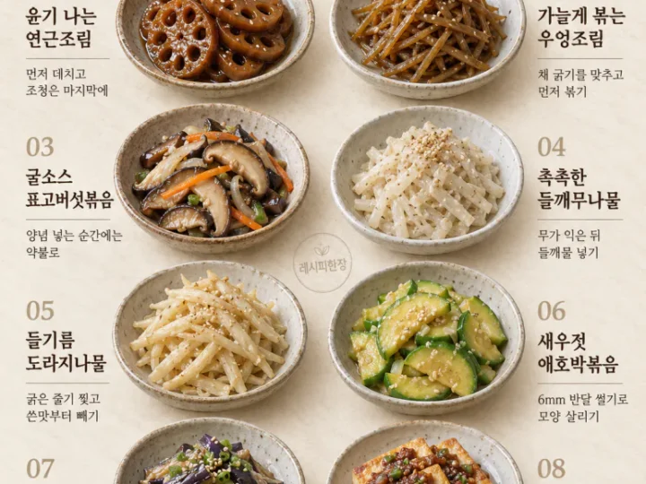 The side dishes you asked for once more at a Korean restaurant - 8 made at home