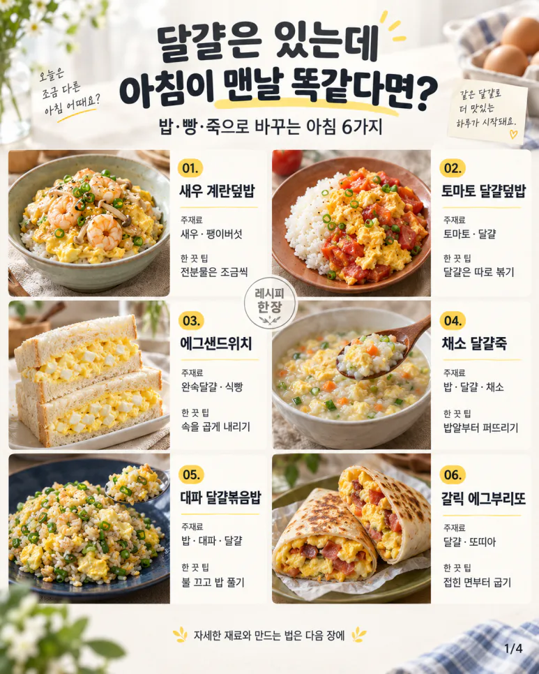 If only you think of egg fried rice on Monday morning — 6 meals including rice bowls and sandwiches