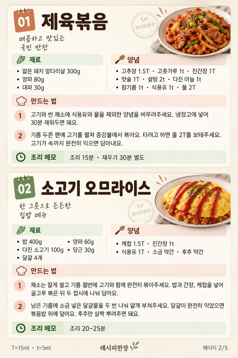 That meal you ate outside - 8 menu of rice house made at home