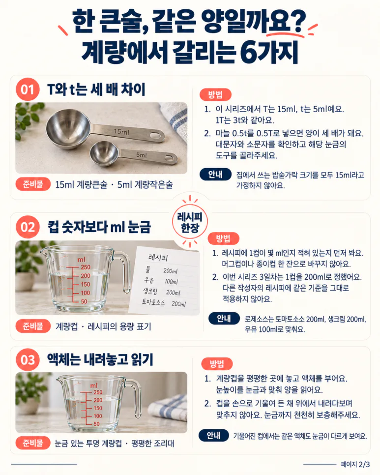 If the Chuseok seasoning keeps getting too salty? From big alcohol to small alcohol, there are 6 measurement mistakes.