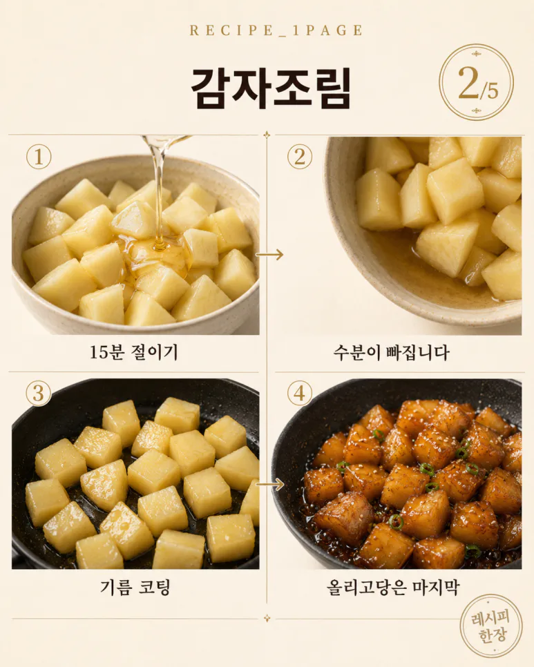 억대 매출 반찬집 조림 4가지, 맛은 양념 넣기 전에 달라집니다