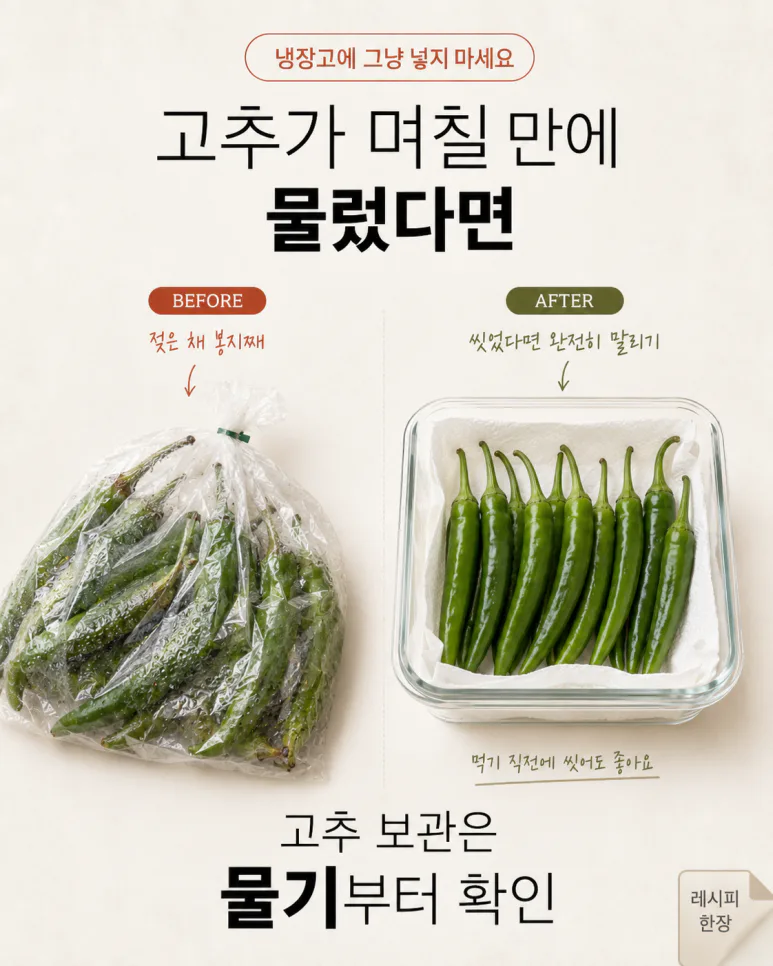 채소가 금방 무른다면 — 냉장고에 넣기 전 바꿔야 할 채소 보관법 7가지
